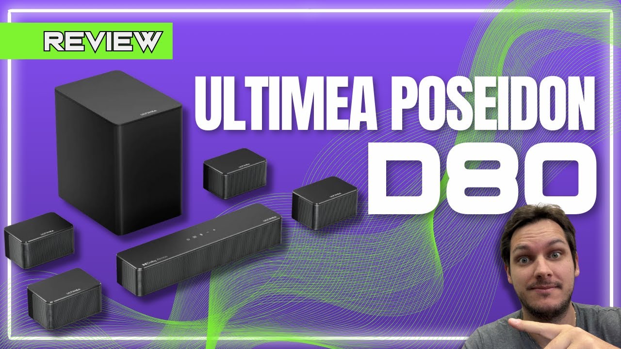 Soundbar 7.1 de VERDADE e Barata? Analisei a Ultimea Poseidon D80!