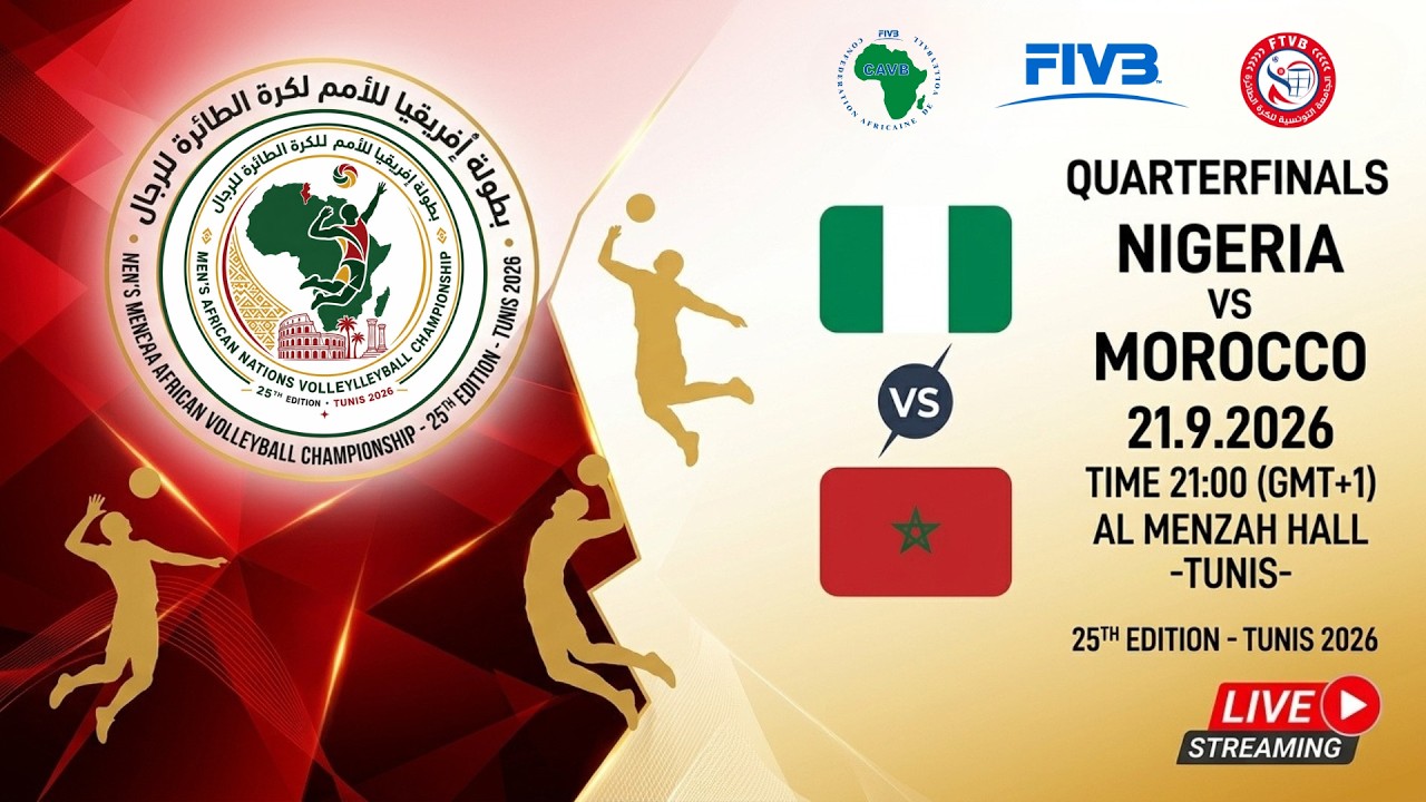 DAY 7 / QUARTERFINALS  / NIGERIA (NGR) VS MOROCCO  (MAR)