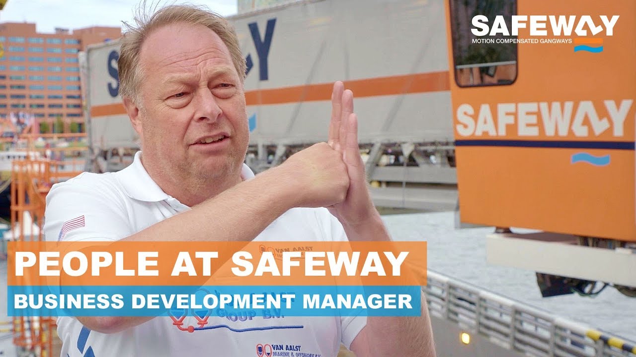 PEOPLE AT SAFEWAY - BUSINESS DEVELOPMENT MANAGER: Mario Kerssens | Safeway gangway
