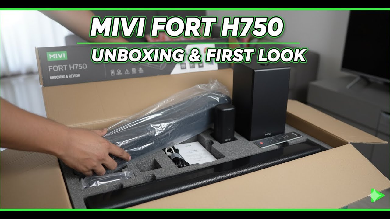MIVI FORT H750 REVIEW AND UNBOXING Mivi Fort H750 Soundbar | Best 5.1 Channel Soundbar