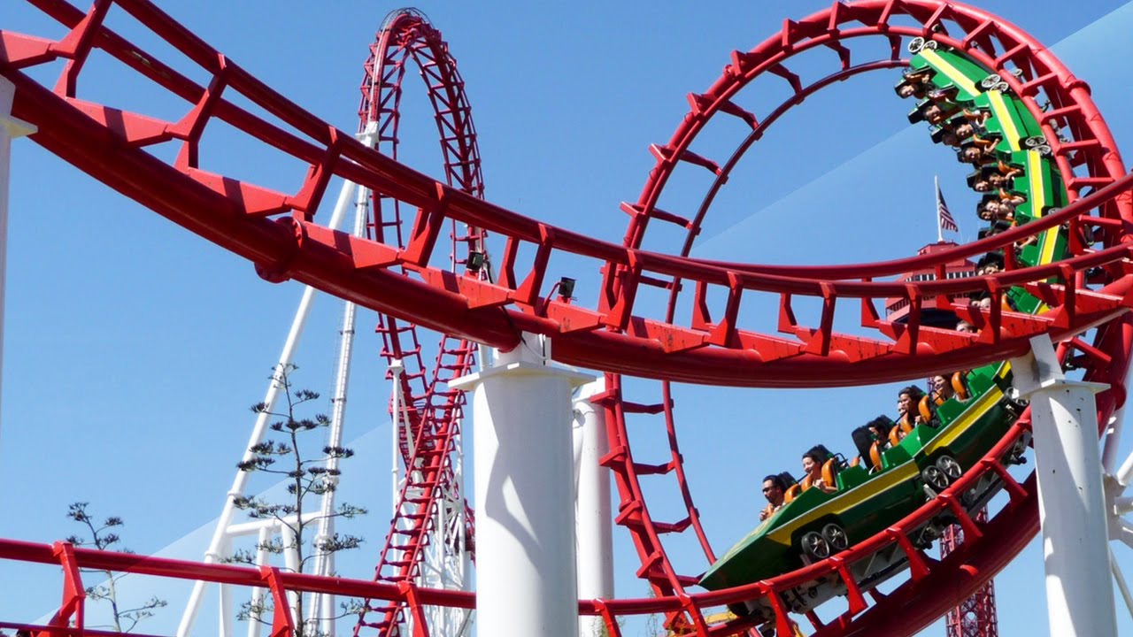 INSANE ROLLERCOASTERS & BEACH DAY! (Day In The Life Vlog)