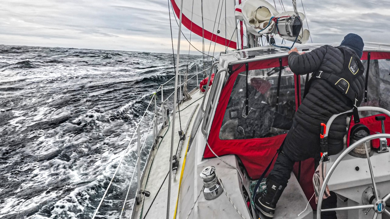 Battling a Gale on Our Passage Across the BERING SEA
