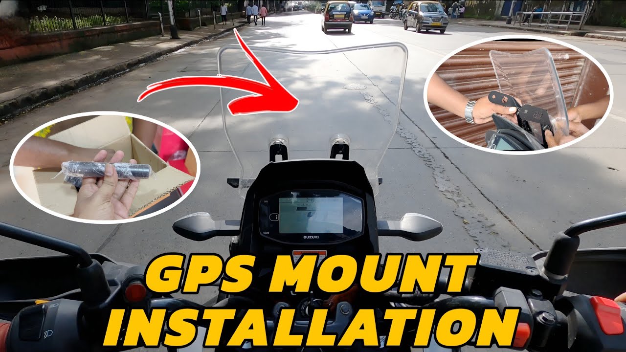 Suzuki V Strom 250 GPS Mount Installation