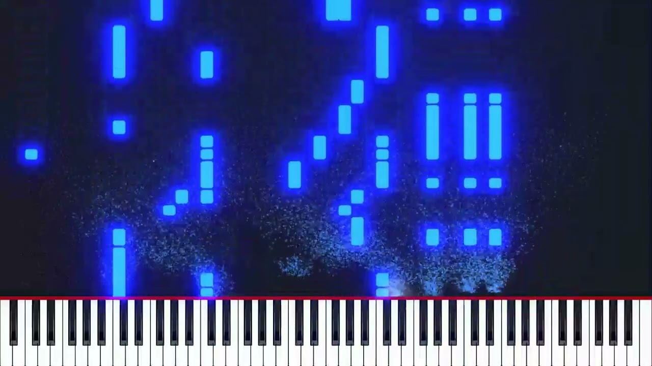 Jive Talkin' - The Bee Gees - Piano Visualizer