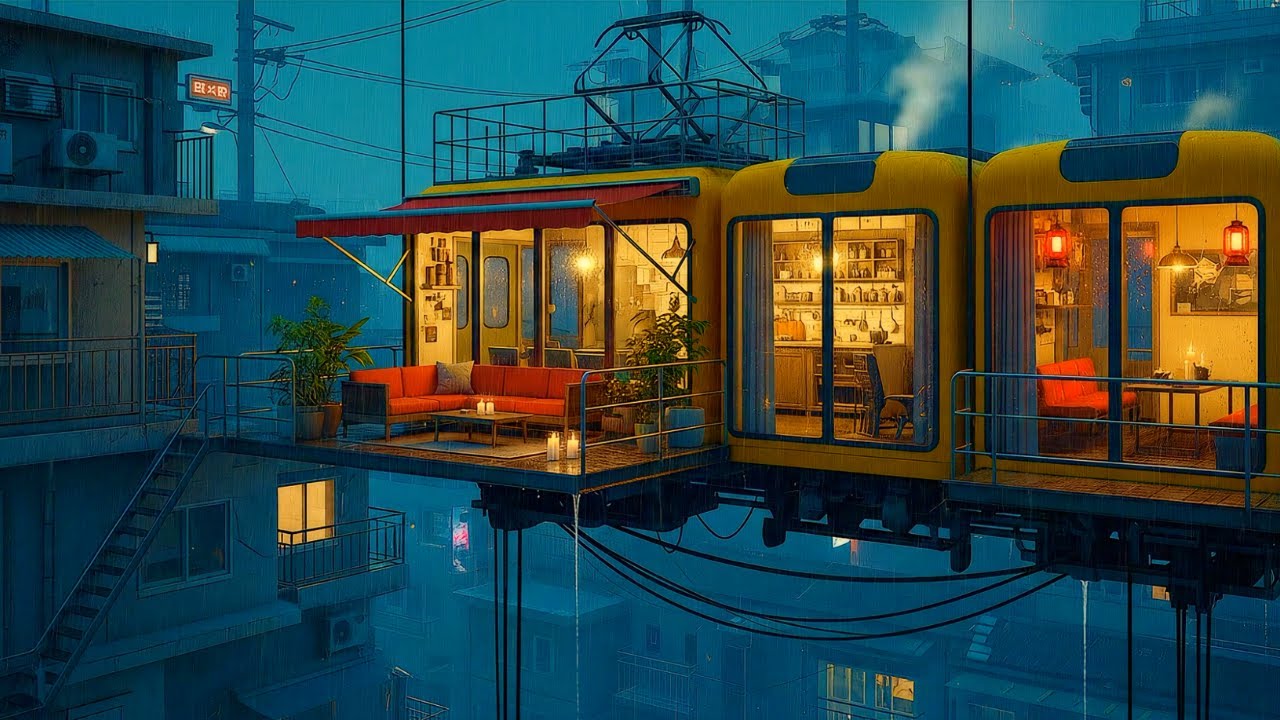 Lofi Hip Hop Chill during Heavy Rain 🌧️| Lofi Music for Deep Focus