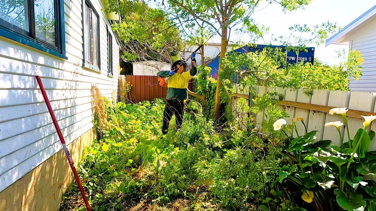 Helping a Homeowner in NEED | Yard DISASTER Rescue Edition!