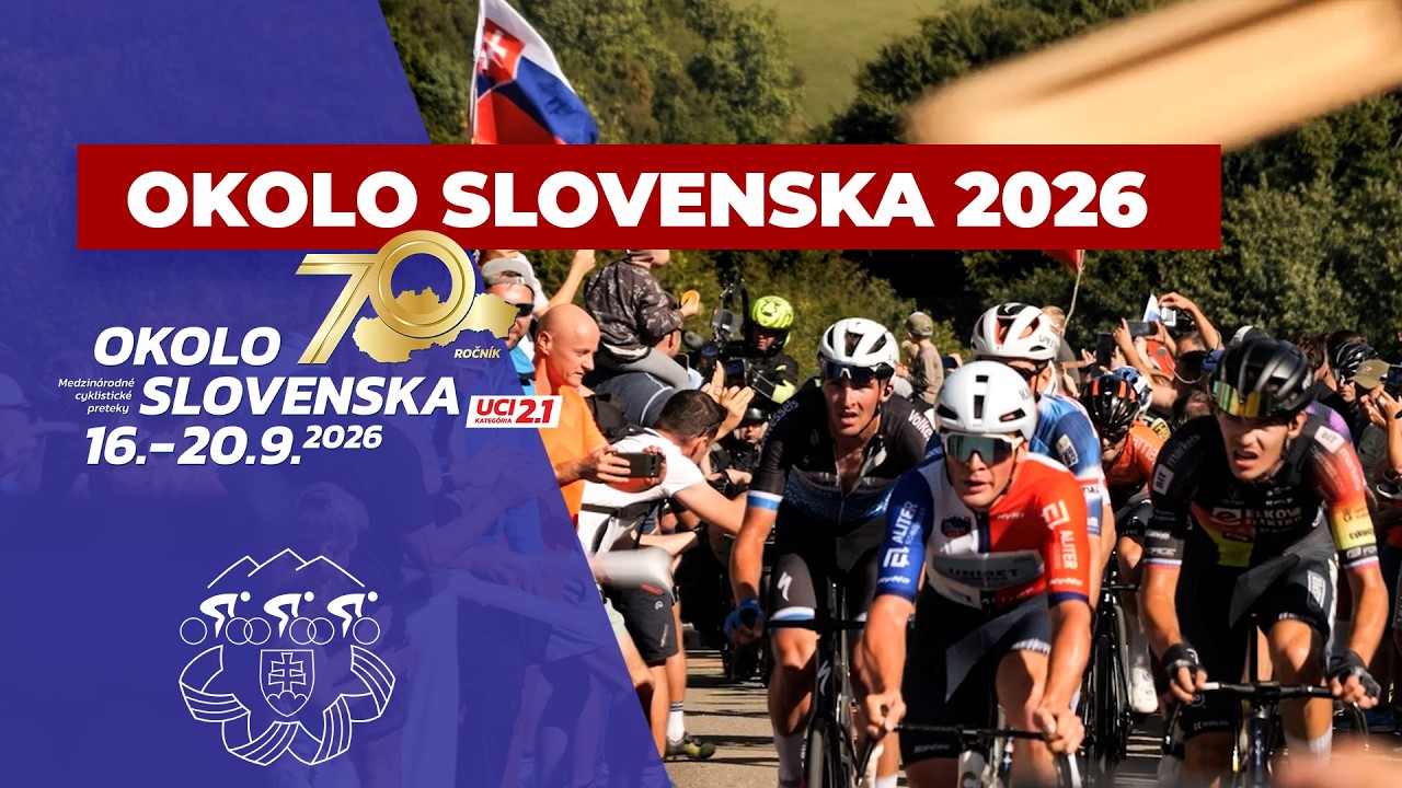 OKOLO SLOVENSKA 2026 | Takto vyzeralo predstavenie trasy jubilejn&eacute;ho 70. ročn&iacute;ka | REPORT&Aacute;Ž
