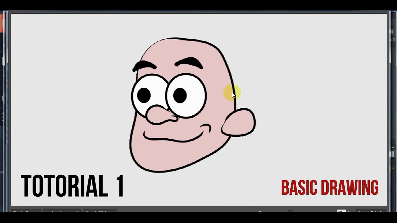 TUTORIAL MOHO animation studio #1. BASIC DRAWING