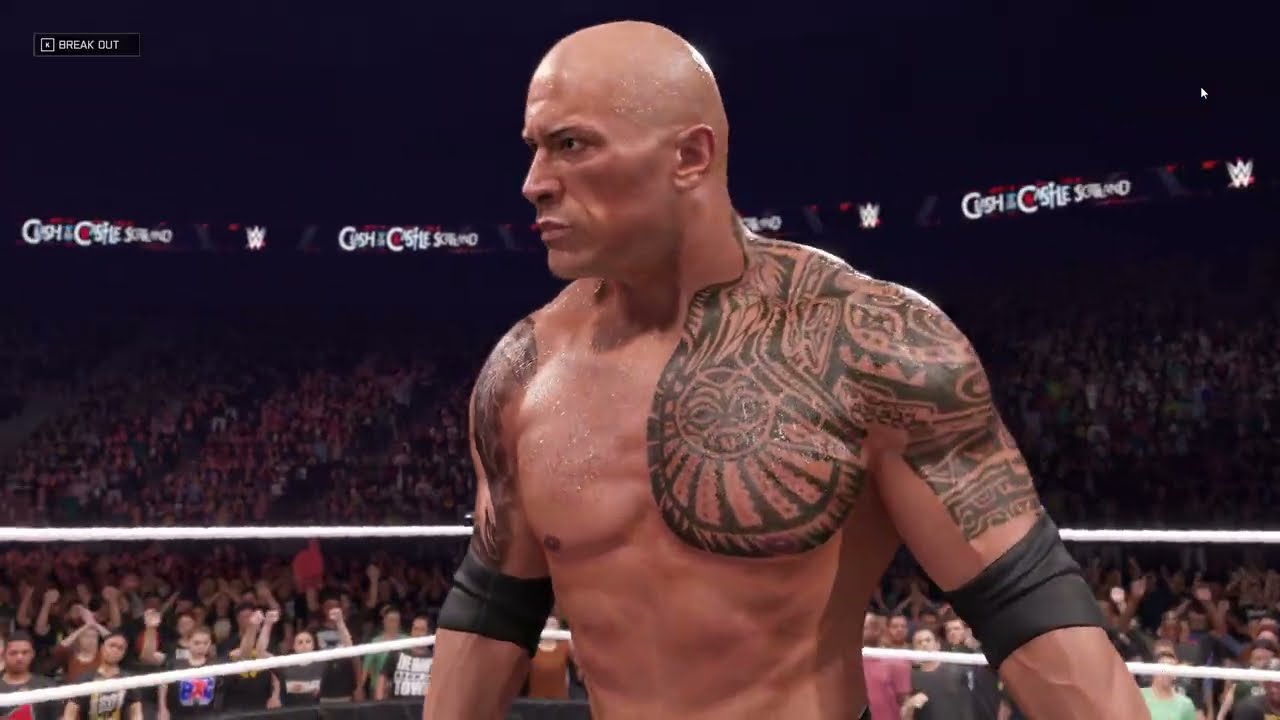 WWE 2K25 THE ROCK VS CODY EXTREME RULES
