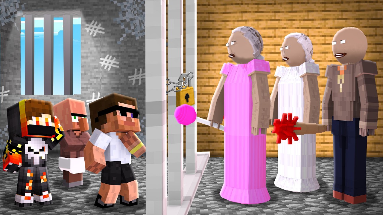 We Got Trapped into Granny Daycare House in Minecraft..