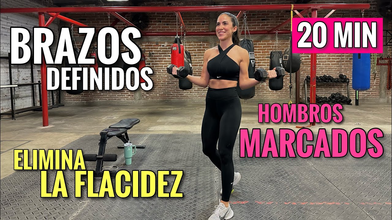 Rutina de Brazos Espalda y Hombros en Casa (20 MIN) | Ejercicios Para Tonificar Tren Superior