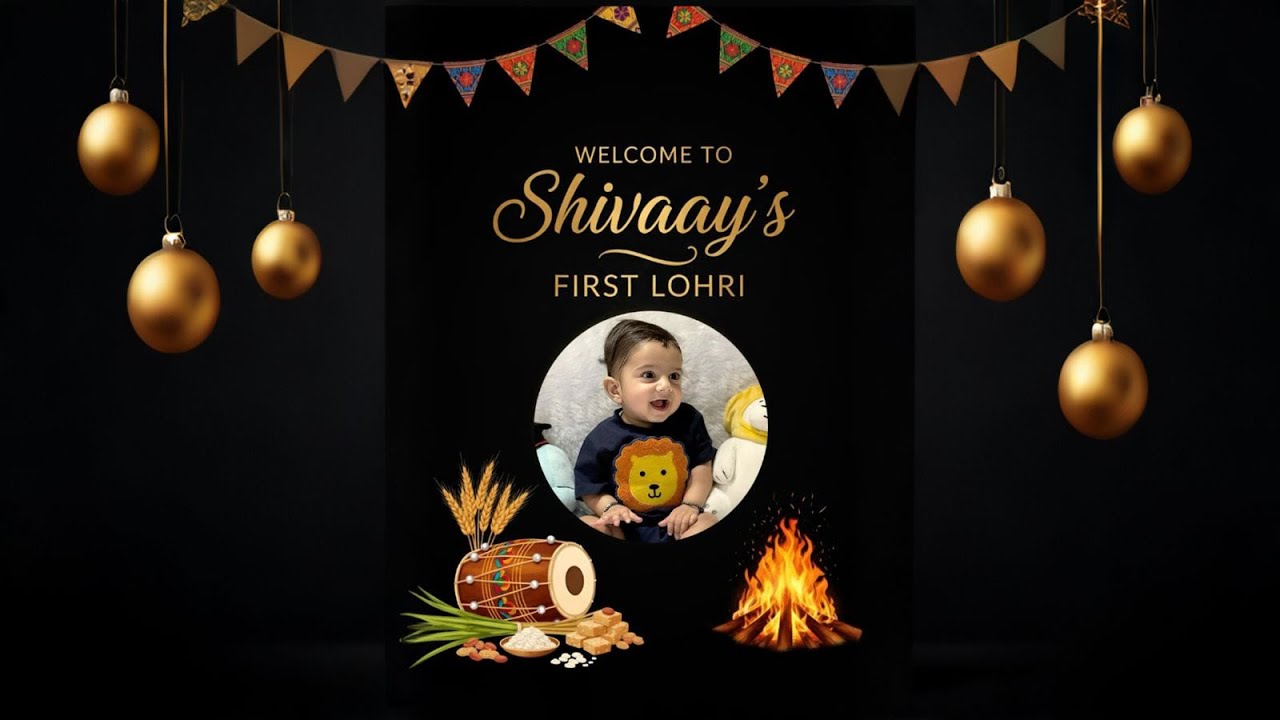 SHIVAAY LOHRI CEREMONY LIVE BY BAGLA STAR STUDIO 98725-37673