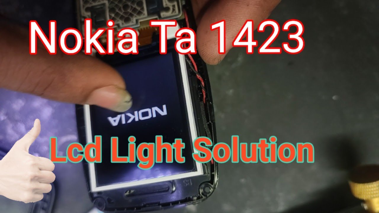 Nokia Ta 1423 Display Light Solution|Single Jumper👍👍🔥