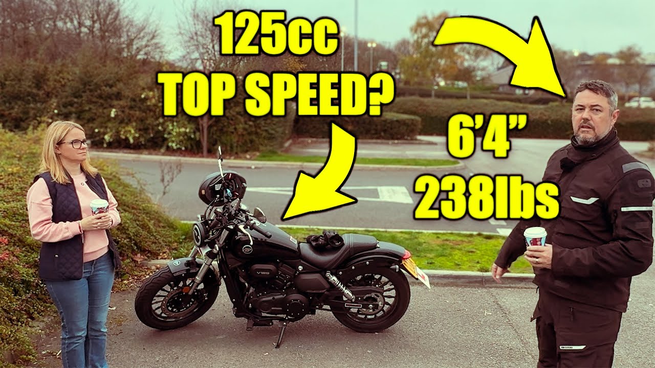 Middle-Aged Man Pushes 125cc Motorcycle to the LIMIT - SURPRISING Top Speed!