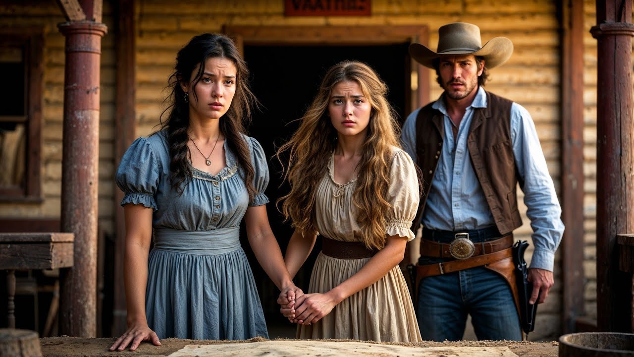 Her Father Auctioned Her and Her Sister, Until Two Cowboys Rode In to Save Them
