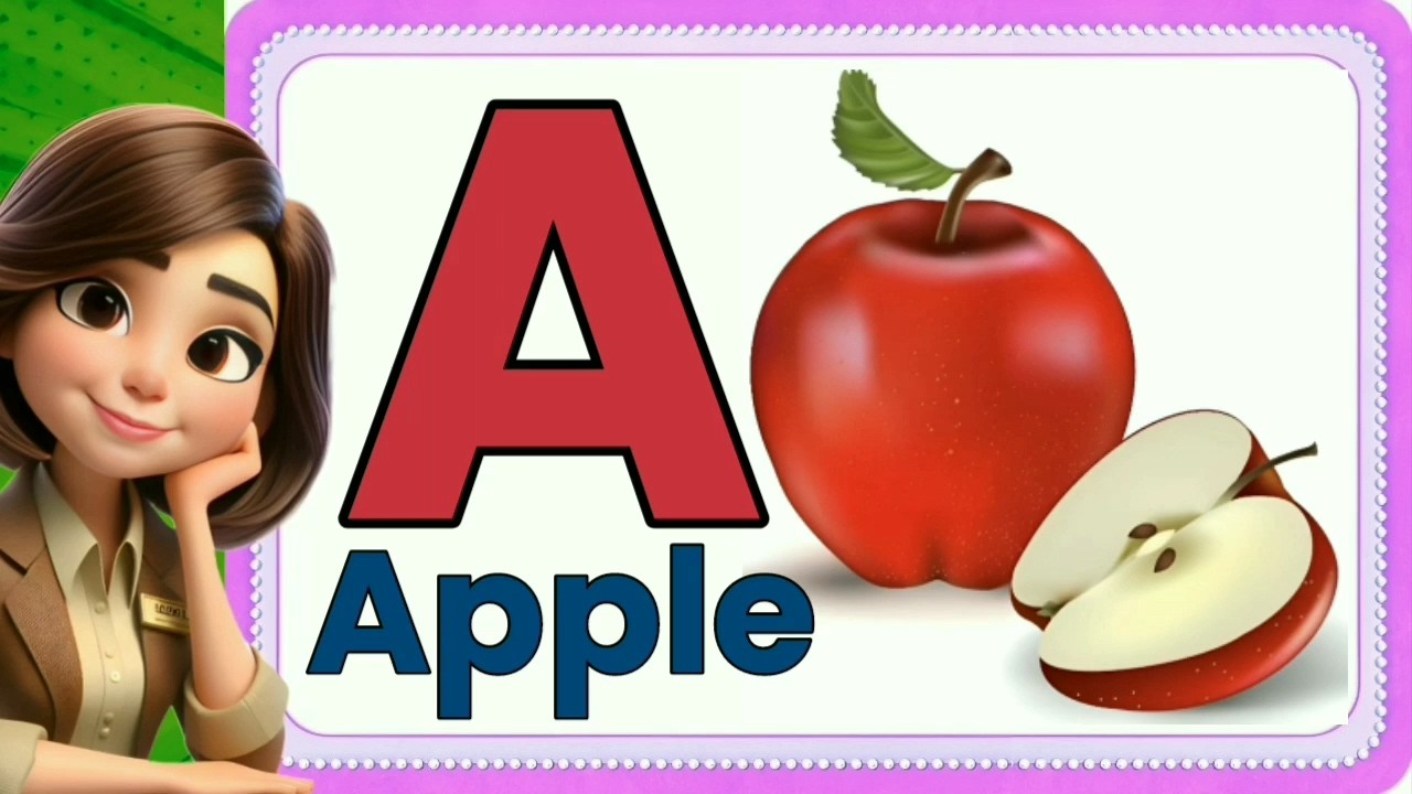 Phonics Song 2 with TWO Words in 3D - A For Airplane - ABC Alphabet Songs with Sounds for Children