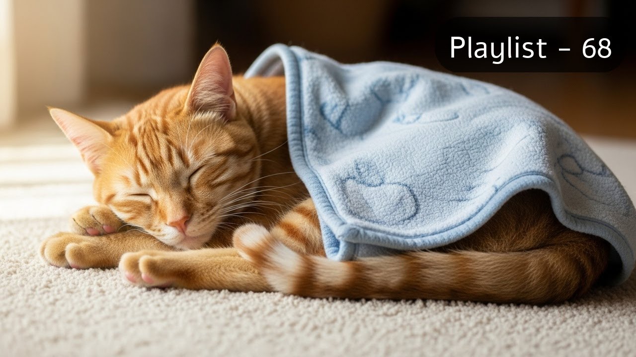 [Track - 68] Sleeping Cat 🐱 Piano Music for Relaxation
