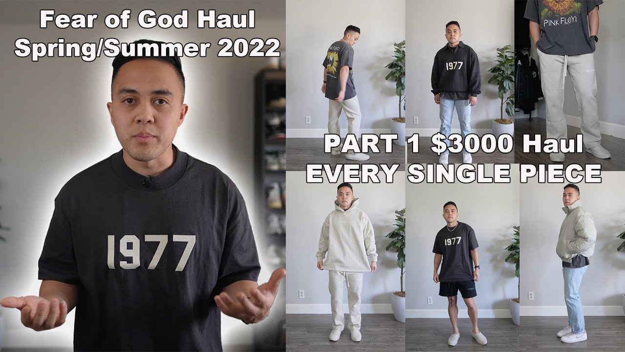 Fear of God Essentials SS22 ПЕРЕВОЗКА / РАЗМЕРЫ / ПРИМЕРКА КАЖДОЙ ИЗДЕЛИИ