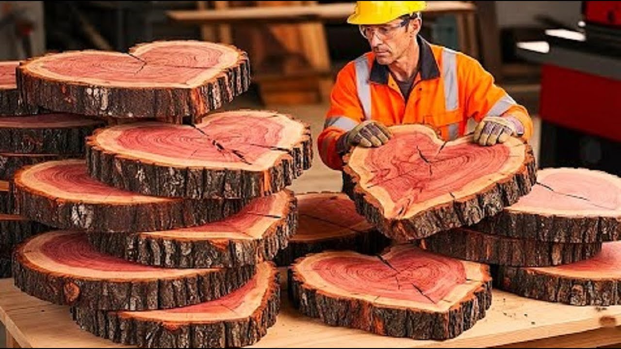 A Unique Way To Create Masterpieces From Redwood // Let's See What This Young Carpenter Has To Do!