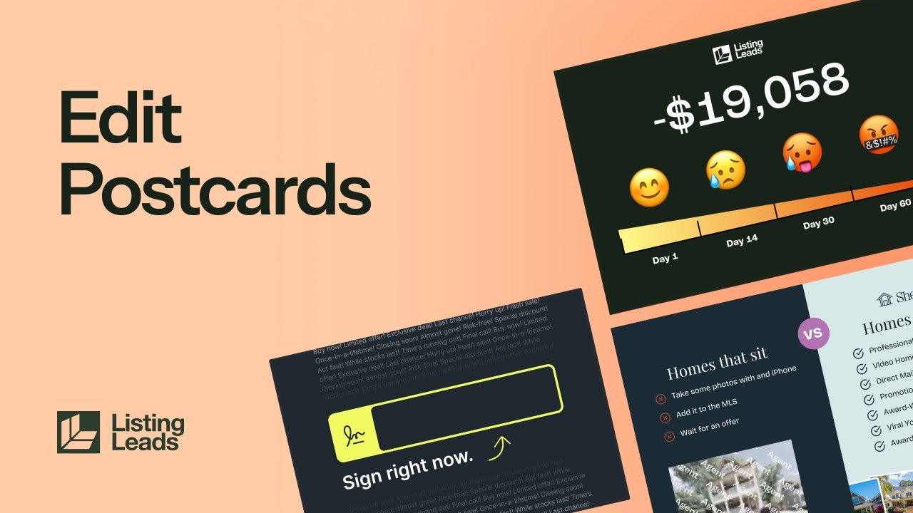 How to Edit a Listing Leads Postcard in Canva | Step-by-Step Tutorial
