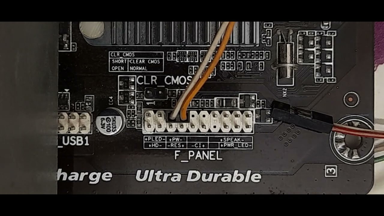 Front Pannel Connection Gigabyte H-81 Motherboard...