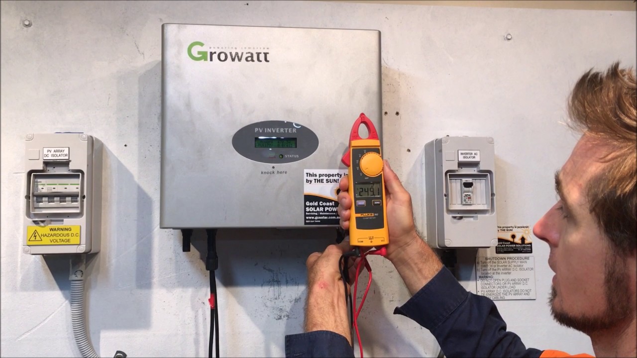 Growatt Solar Inverter AC V Outrange