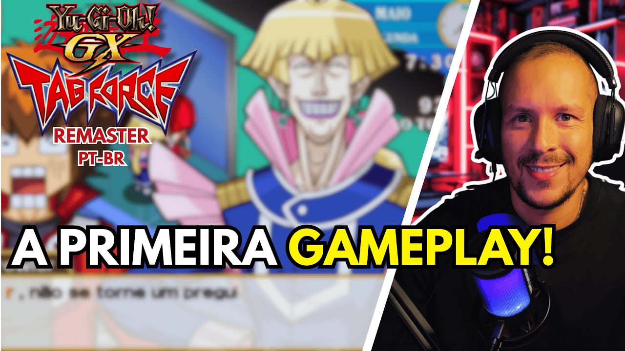 O PRIMEIRO CONTATO! Yu-Gi-Oh! GX Tag Force Remaster HD (PT-BR) + Deuses Egipcios #01