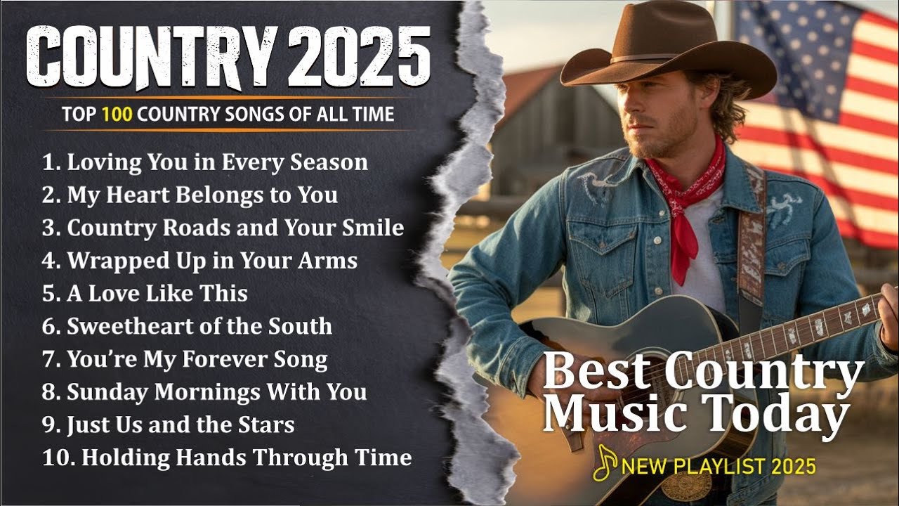 Calm Country Songs Best Playlist | Relaxing Acoustic Country Music | Relaxing Playlist
