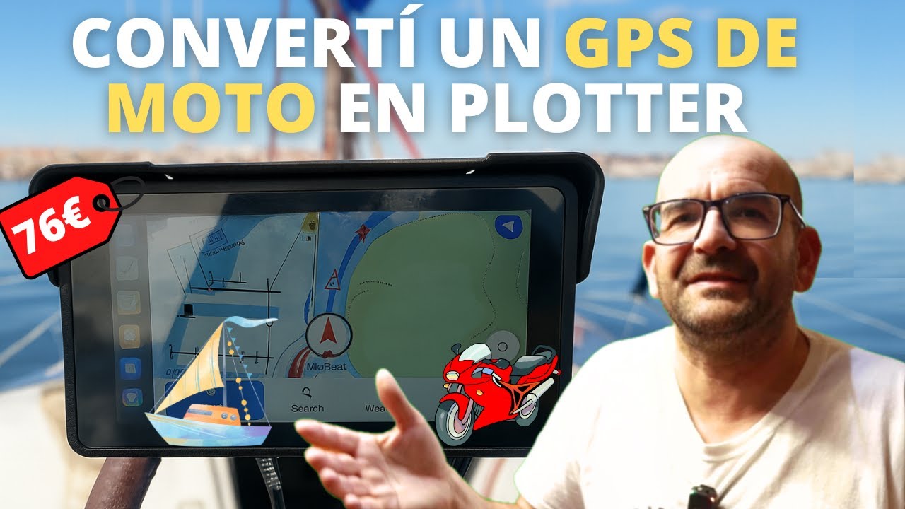 EP111 - Plóter náutico de 80 Euros hecho con GPS de moto. ¡Resistente al agua y al sol!