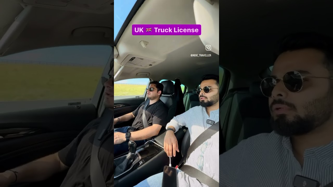 Truck drivers license in UK 🇬🇧 | Indie Traveller