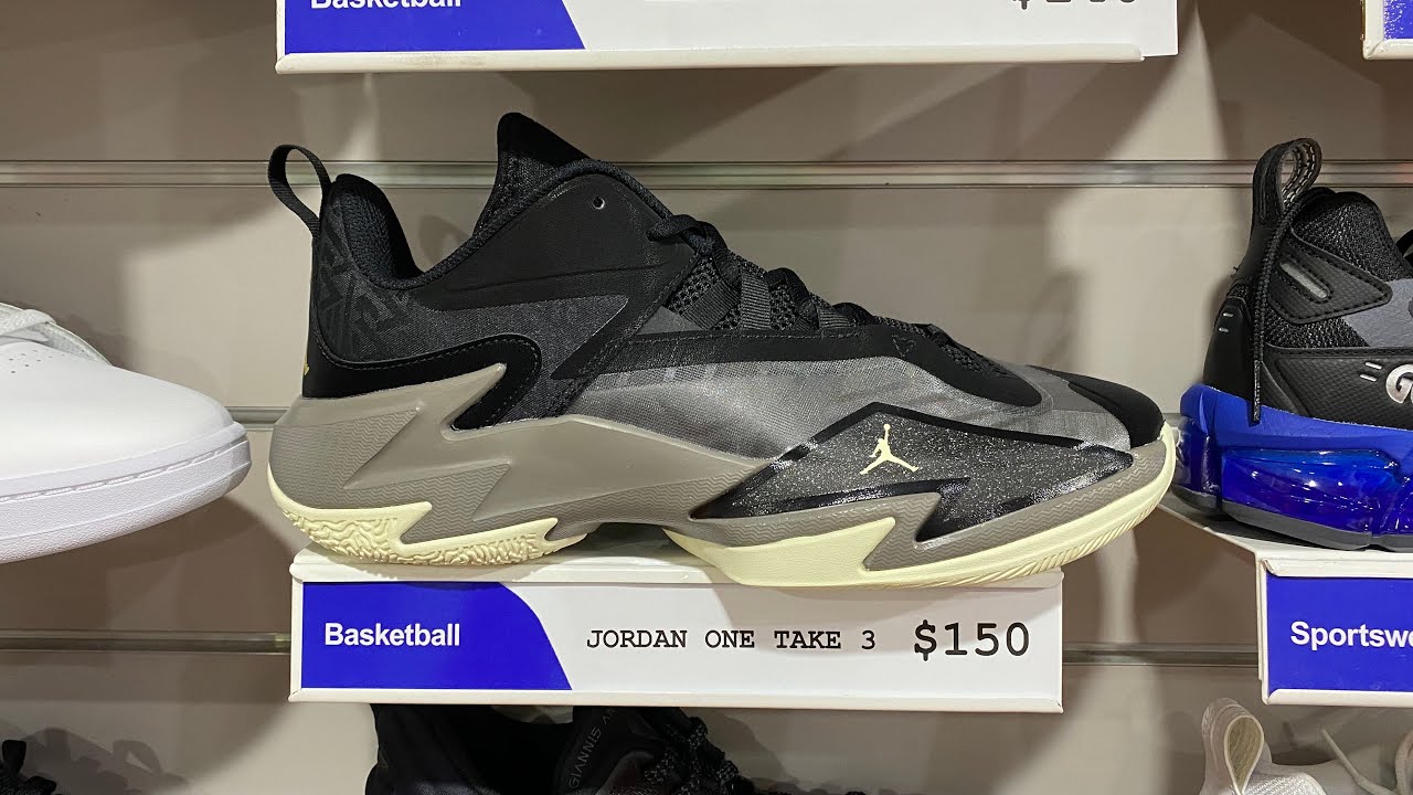 Jordan One Take 3 (Black/Flat Pewter/Coconut Milk/Metallic Gold) - Style Code: DC7701-073