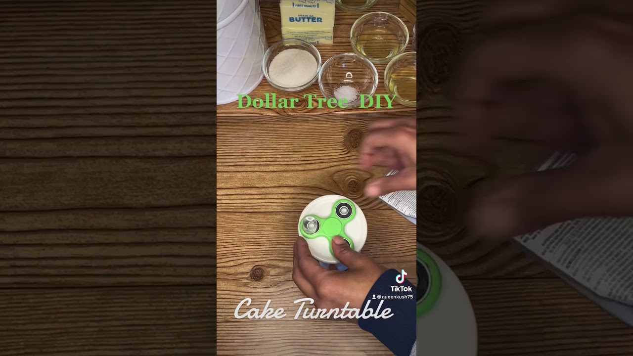 $3.24 DIY Cake Turntable vs. $200 Commercial Turntable