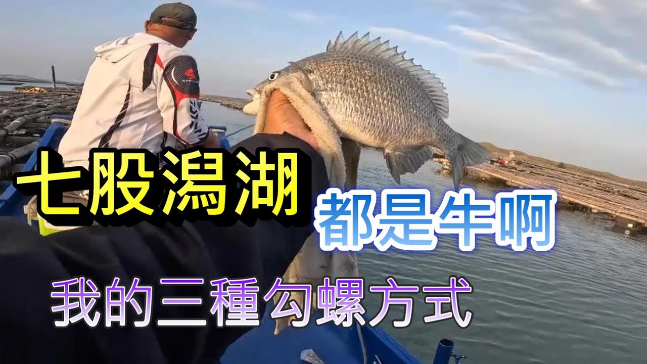 七股潟湖沒經驗 旁邊釣客都對我很好 報我去大牛棚釣