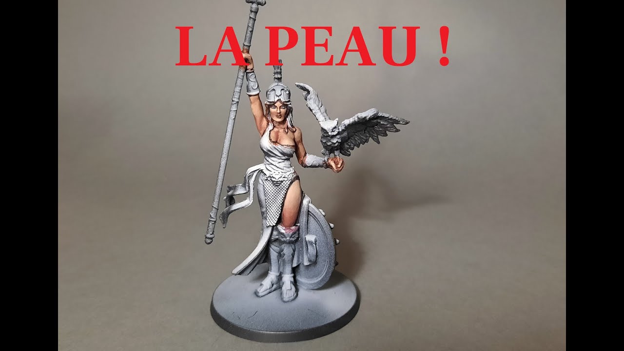 Je peins la peau d'Athéna de chez #Monolith !