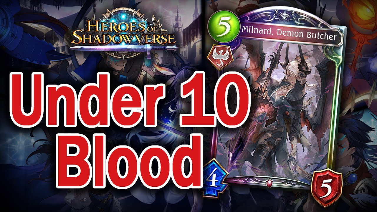 more like Under 10 days until Bloodcraft dies【Shadowverse/Heroes of Shadowverse】