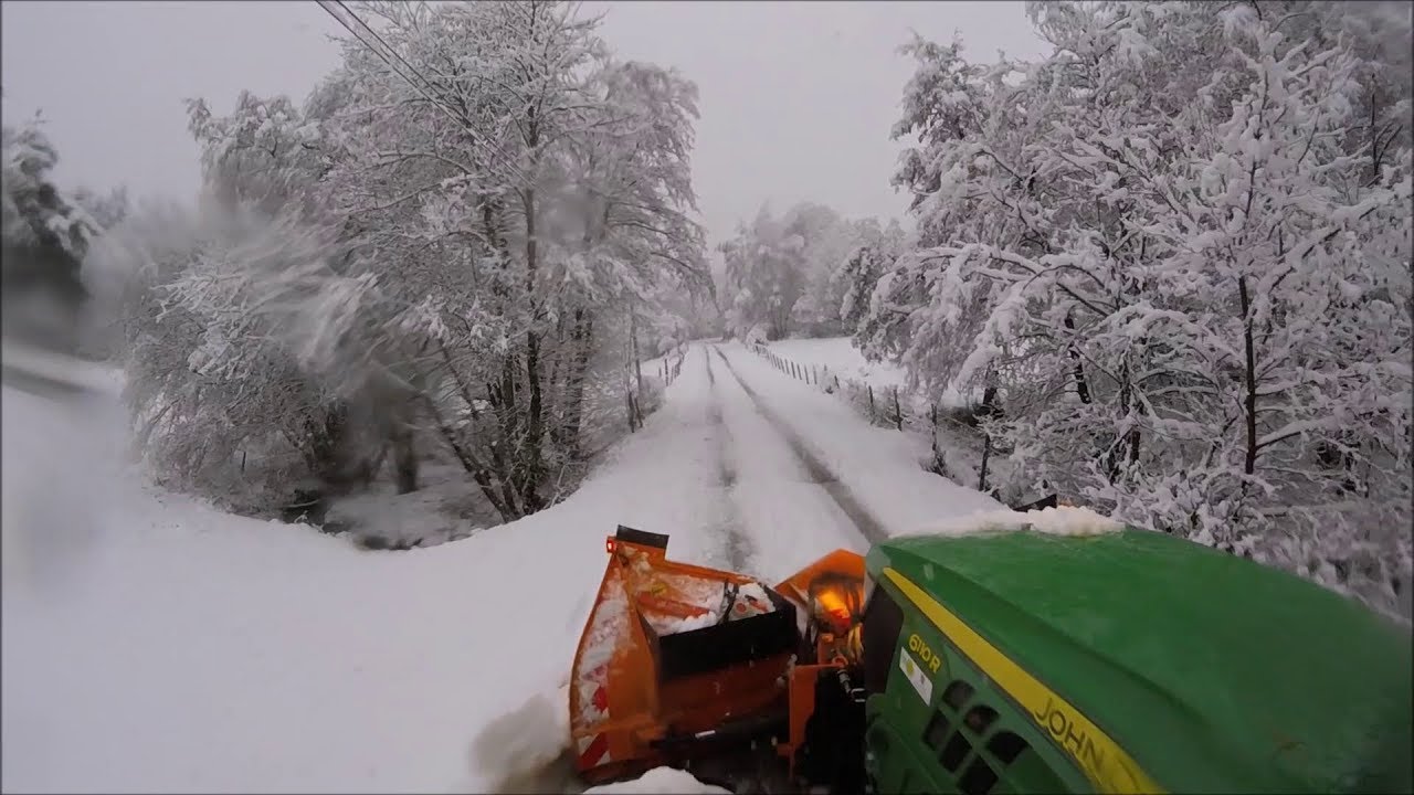 Neige intense et collante janvier 2018 (Haut Forez)