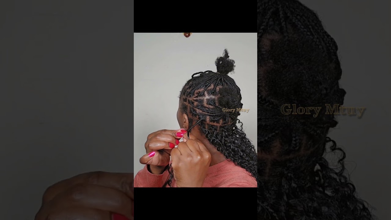 Miracle knot with xtension hair 
