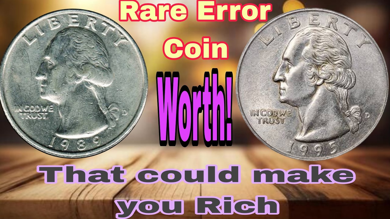 Top 2 Most Rare & Valuable 1989-D & 1995-D Washington Quarters Every Collector Must See!