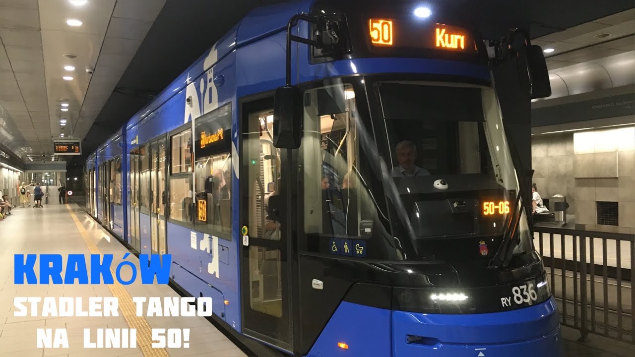 Przejazd Stadlerem Tango tunelem na linii 50 w Krakowie!