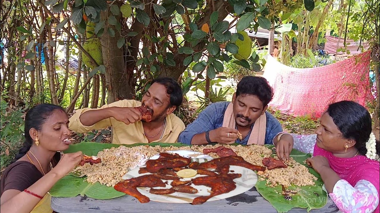 Sunday Jolly ya  Eating  My Lovely Family Unlimited Biryani with ChiCken tandoori Eating Vlog