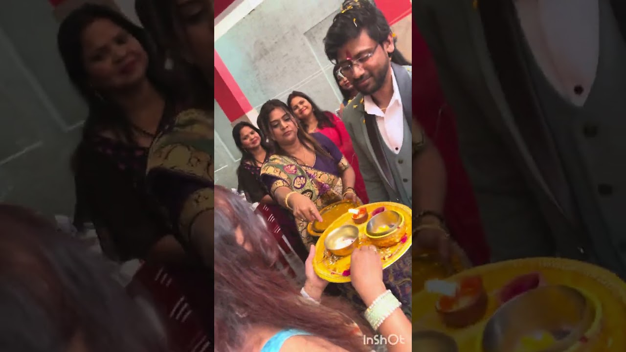Beti ka welcome Saal Se pehli baar Maykye 😊😊🥰🥰#love #wedding #cute 