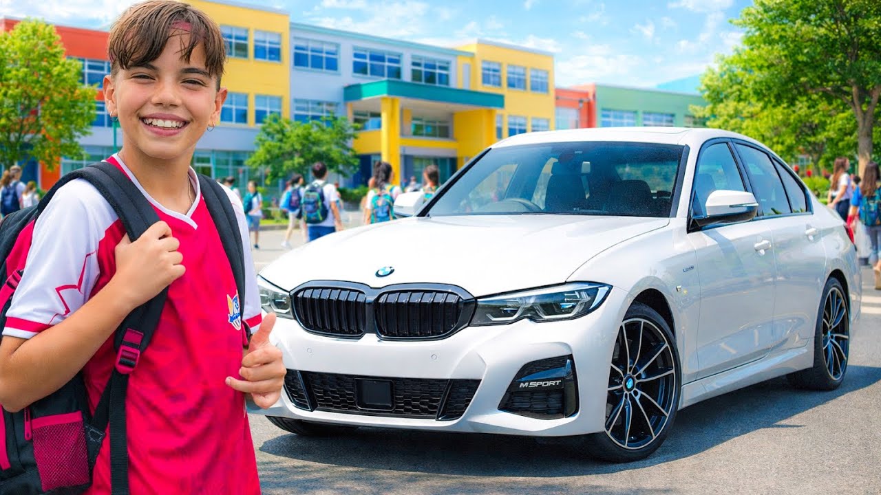 A TAYLA PEGOU A BMW E FOI PARA ESCOLA