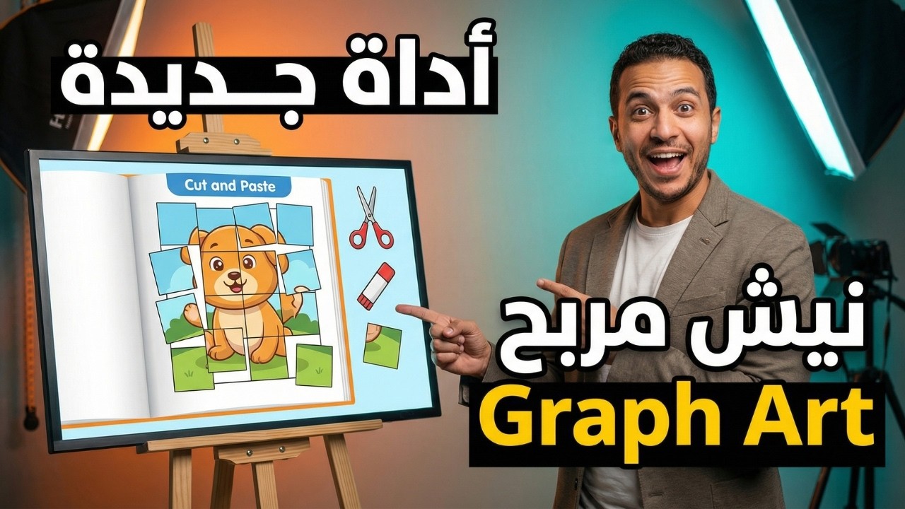 شرح إنشاء كتب الألغاز Amazon KDP بأداة Graph Art
