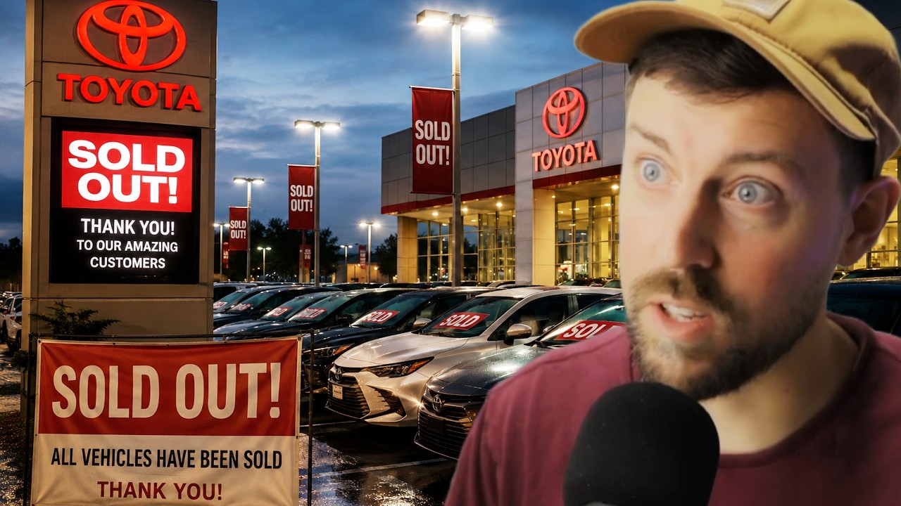 Toyota CAN'T KEEP their cars in stock