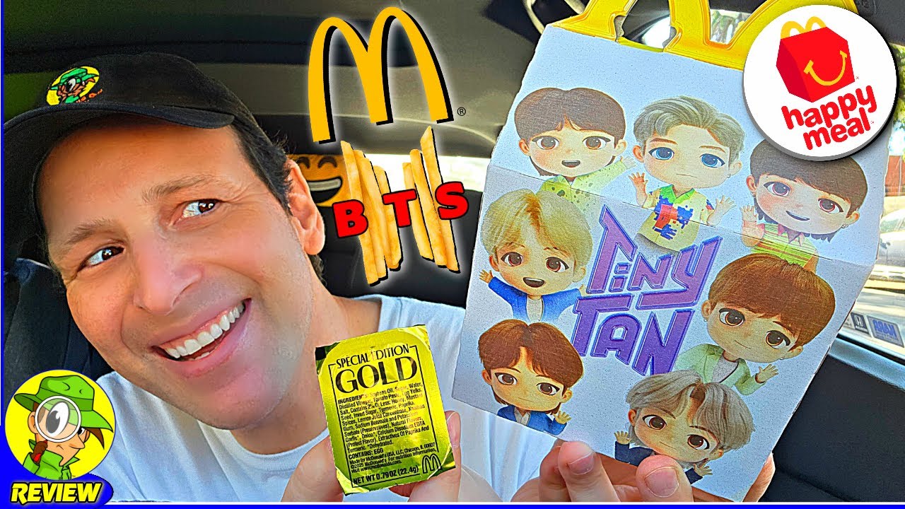 McDonald's® BTS TinyTAN Happy Meal® Review 🍔🎤🎶📦 Which Collectible Did I Get?! 🤔 Peep THIS Out! 🕵️‍♂️