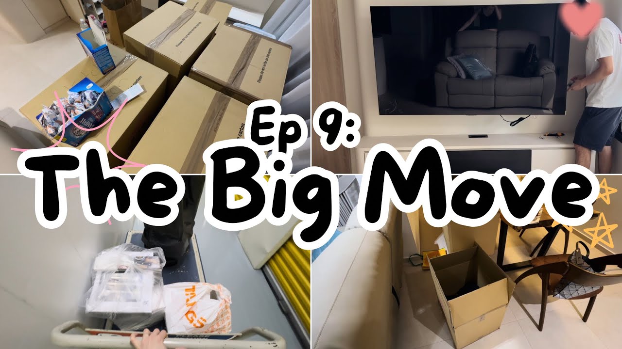 Ep 9 HDB BTO Reno Progress: What a Challenge omg, Moving Into Our New House Would Be This Hard?! 
