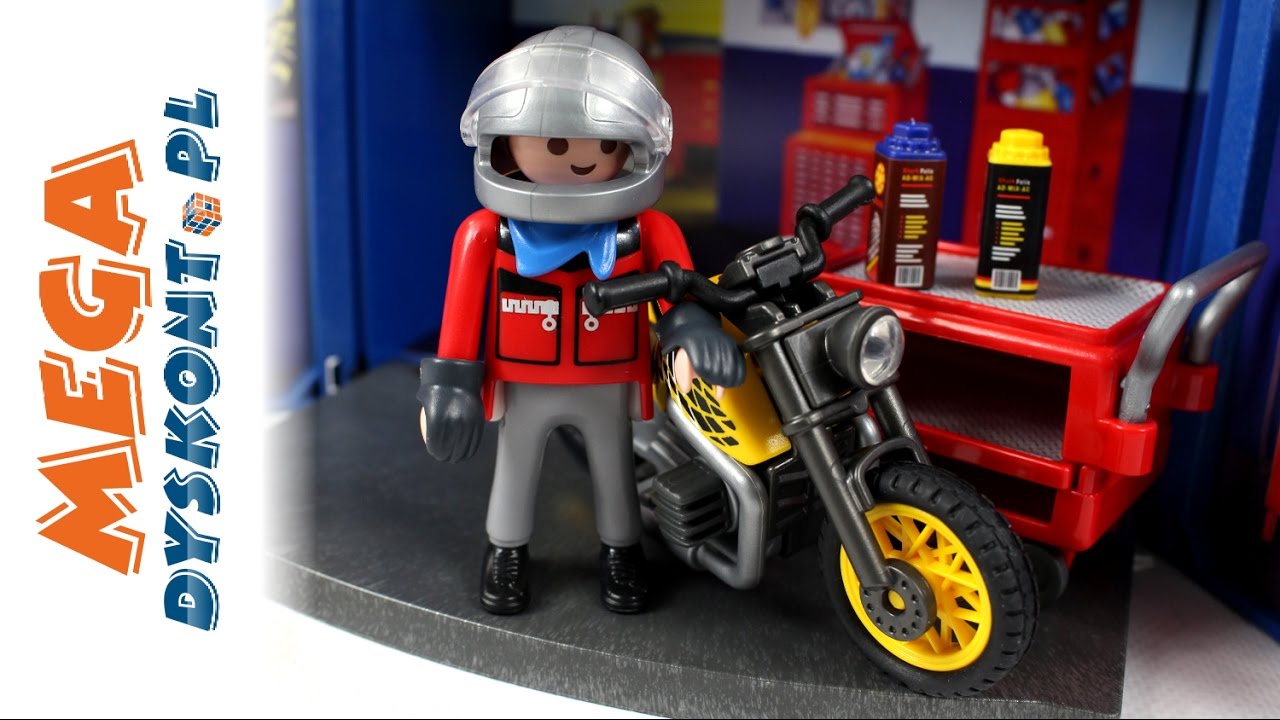 Składany Warsztat Motocyklowy - Playmobil - City Action - 6157