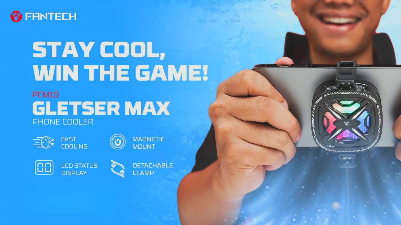⭕️Unboxing #Fantech GLETSER MAX Mobile phone cooler❌️...