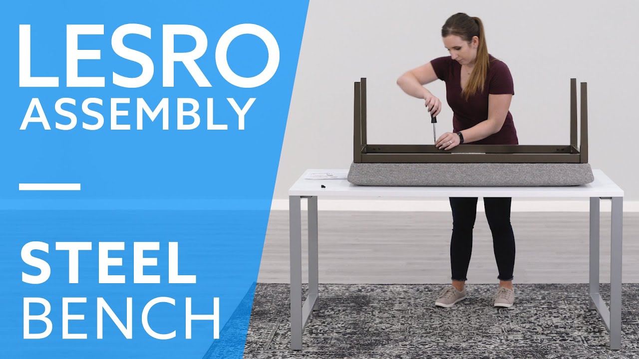 Lesro Bench Assembly (Lenox Steel, Newport and Amherst Series)