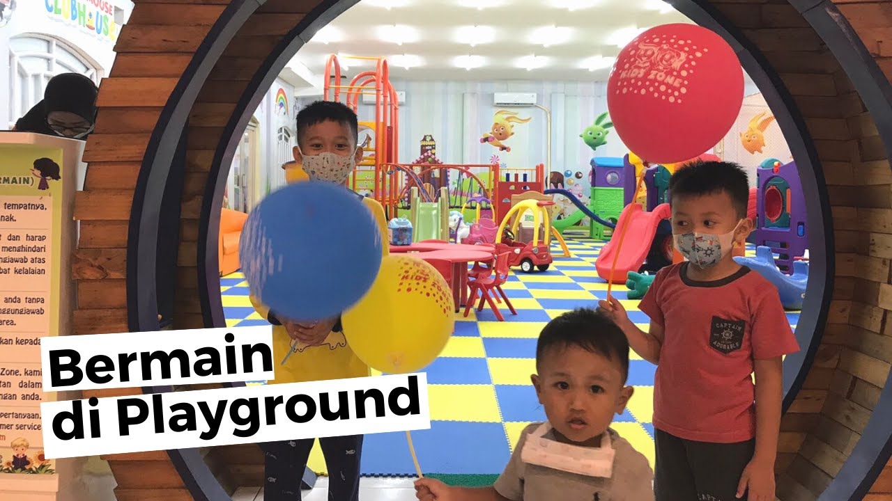 ALBI BERMAIN DI PLAYGROUND KIDS ZONE KEBRAON SURABAYA MANDI BOLA PEROSOTAN | FUN INDOOR PLAYGROUND